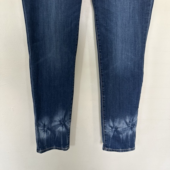Chico's Tie-Dye Hem Pull-on Jegging Ankle Jean Size 1.5 / US 10 Tall - Picture 2 of 9